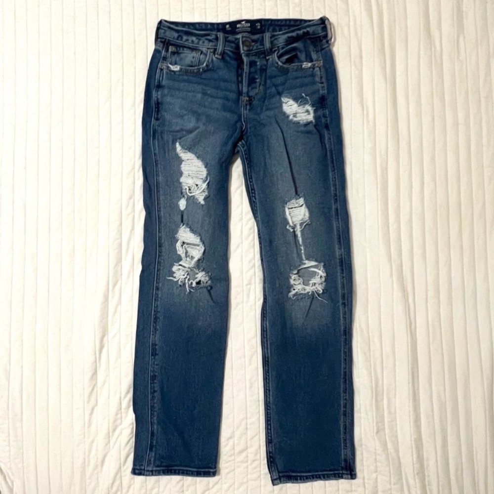Hollister Low Rise Crop Boyfriend Size 0R